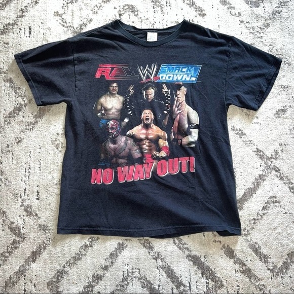 WWE Other - WWE No Way Out T Shirt Black